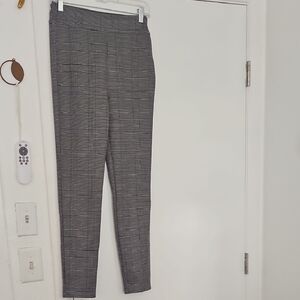 Stylish Gray Plaid Women's Pants